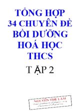 Tổng hợp 34 Chuyên đề bồi dưỡng Hóa học THCS - Tập 2